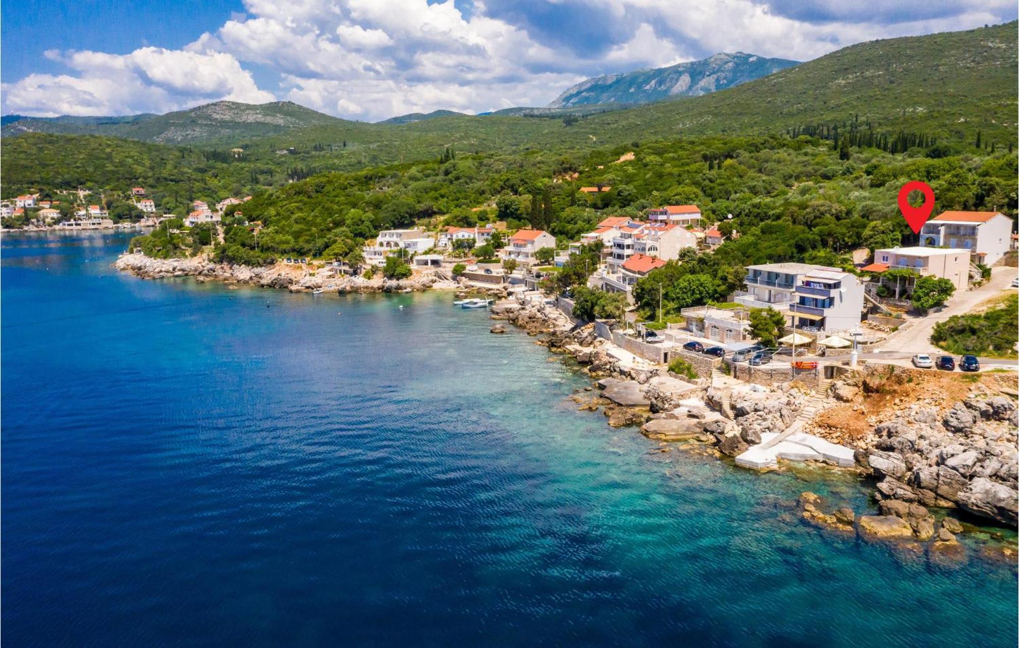 Stunning Apartment In Gruda With House Sea View Molunat Esterno foto